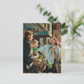 Retro-Schönheit 75 Postkarte (Stehend Vorderseite)