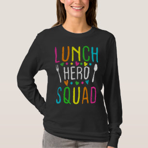 Retro School Mittagessen Herd Squad Cafeteria Arbe T-Shirt