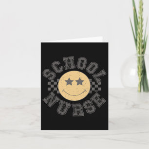 Retro School Nurse Future Nurse Krankenpflege Heil Karte