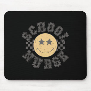 Retro School Nurse Future Nurse Krankenpflege Heil Mousepad