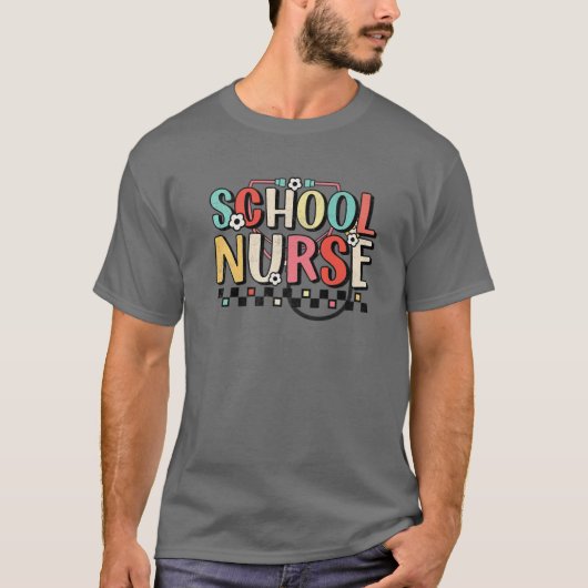 Retro School Nurse Zurück zur T-Shirt-Schule 2022 T-Shirt (Vorderseite)