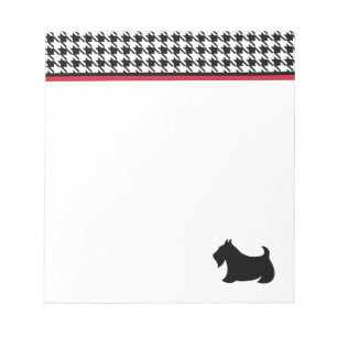 Retro-Schottischer-Terrier-Büro-Schul-Notizblock-G Notizblock