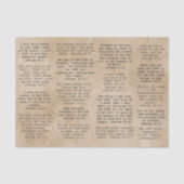 Retro Schreibmaschine Bible Psalm Verses for Journ Seidenpapier (Vorderseite)