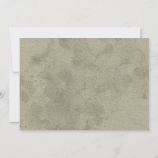 Retro-Schreibmaschine Keys Bridal Shower Einladung (Rückseite)