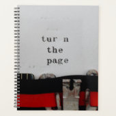 Retro-Schreibmaschine "Turn the Page" Planer (Vorderseite)