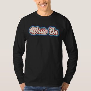 Retro schreibt über Vintagen Journalisten neuester T-Shirt