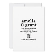 Retro Schriftart Black and White QR Code Moderne H