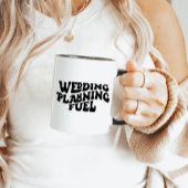 Retro Schriftart Verlobung Geschenke Hochzeitsplan Tasse