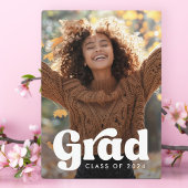 Retro Schriftart Vollstudium Foto Abschluss Fotoplatte