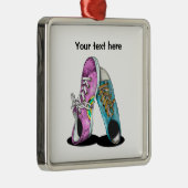 Retro Schuhe Ornament Aus Metall (Rechts)