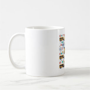 Retro-Schulbedarf-Geschenk für Lehrerleben Kaffeetasse