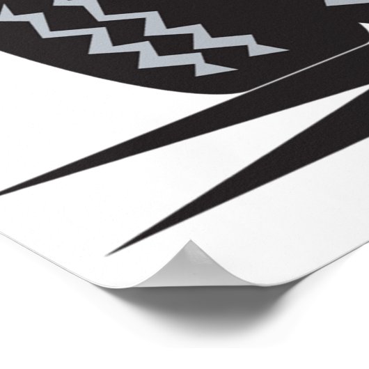 Retro-Schulbus Vintag gelb Poster (Ecke)