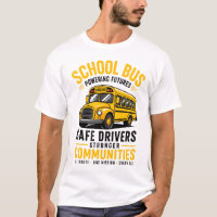 Retro-Schulbusfahrer Powering Futures T-Shirt -