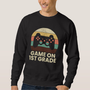 Retro-Schülergeschenk für die erste Klasse zum Zur Sweatshirt