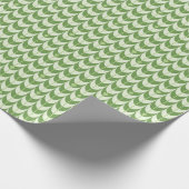 Retro-Schuppen Geometrisches Muster Geschenkpapier (Ecke)