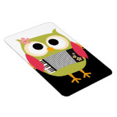 Retro Schüssel mit Accordion - Niedlich! Magnet (Rechte Seite)