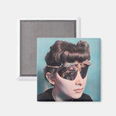 Retro-Schutzbrille Magnet (Vorderseite/Rückseite)