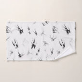 Retro Schwalben-Vogel-Natur-Tier Badhandtuch Set (Handtuch)