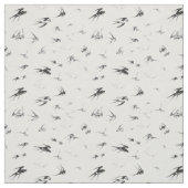 Retro Schwalben-Vogel-Natur-Tier Stoff (Muster)