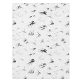 Retro Schwalben-Vogel-Natur-Tier Tischdecke (Vorderseite)