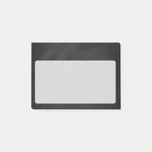 Retro-Schwarz-Chalkboard mit leichter Fläche Post-it Klebezettel (Vorderseite)
