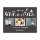 RETRO SCHWARZ | SAVE THE DATE ANKÜNDIGUNG