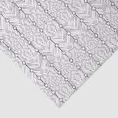 Retro Schwarz/Weiß Abstraktes Muster Seidenpapier (Ausschnitt)