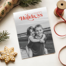 Retro Schwarz-Weiß-Foto Kinder Weihnachten