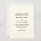 Retro Schwarz-weiß Geometric Tile Elegante Hochzei Einladung (Vorderseite)