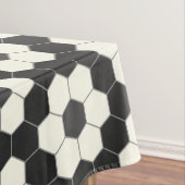 Retro Schwarz-Weiß-Geometrische Hexagon-Tile   Tischdecke (Beispiel)
