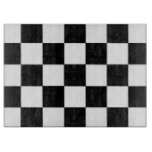 Retro-Schwarz-Weiß-Karton Schneidebrett (Vorderseite)