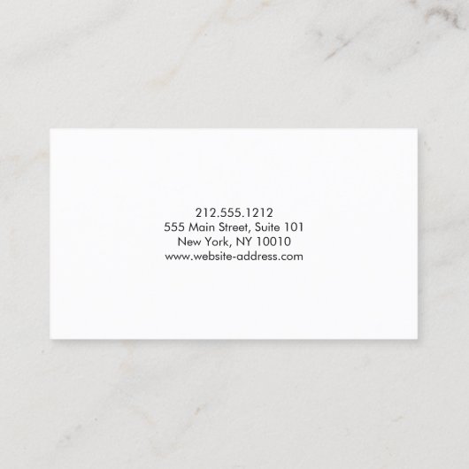 Retro Schwarz/Weiß-Muster-Treuekarte Treuekarte (Rückseite)