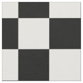 Retro Schwarz-Weiß-Prüfmuster Stoff (Nahaufnahme)