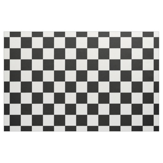 Retro Schwarz-Weiß-Prüfmuster Stoff (Fat Quarter (45,7 x 55,9 cm))
