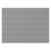 Retro Schwarz-weiß Squares Psychedelic Pattern Tischdecke (Vorderseite (Horizontal))