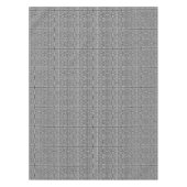 Retro Schwarz-weiß Squares Psychedelic Pattern Tischdecke (Vorderseite)