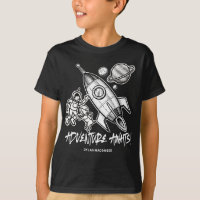 Retro Schwarz Weiß Weltraum Reise Rakete Astronaut