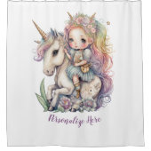 Retro Schwarz-weiße Abstrakte Zebra-Musterinitiale Duschvorhang (Vorderseite)