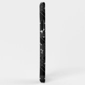 Retro-Schwarz-weiße Coole Computerplatine Case-Mate iPhone Hülle (Hinten/Rechts)