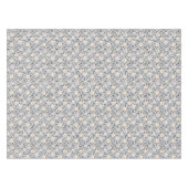 Retro schwarz-weiße Polka Punkte mit Sternen Tischdecke (Vorderseite (Horizontal))