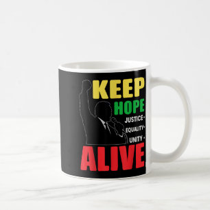 Retro schwarze Geschichte inspirierend Hoffnungen  Kaffeetasse
