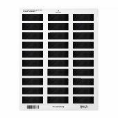Retro Schwarze Khalkboard Textur (Vorne)