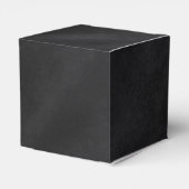 Retro Schwarze Khalkboard Textur Geschenkschachtel (Rückseite)