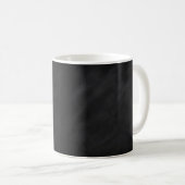 Retro Schwarze Khalkboard Textur Kaffeetasse (VorderseiteRechts)