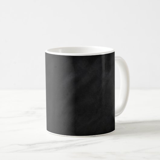 Retro Schwarze Khalkboard Textur Kaffeetasse (VorderseiteRechts)