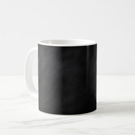 Retro Schwarze Khalkboard Textur Kaffeetasse (Vorderseite Links)