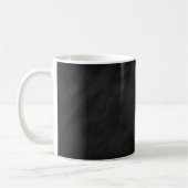Retro Schwarze Khalkboard Textur Kaffeetasse (Links)