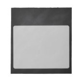 Retro Schwarze Khalkboard Textur Notizblock (Vorderseite)