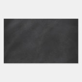 Retro Schwarze Khalkboard Textur Rechteckiger Aufkleber (Vorderseite)