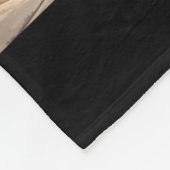 Retro schwarze Luftwaffenpiloten schwarze Geschich Fleecedecke (Ecke)